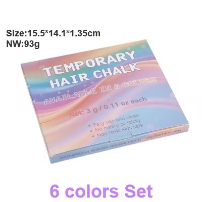 Temporary Hair Chalk Color Set